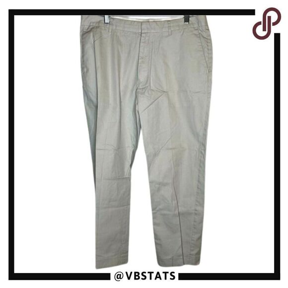 J Crew Bone Colored Khaki Slacks 36W x 30L - Picture 1 of 6